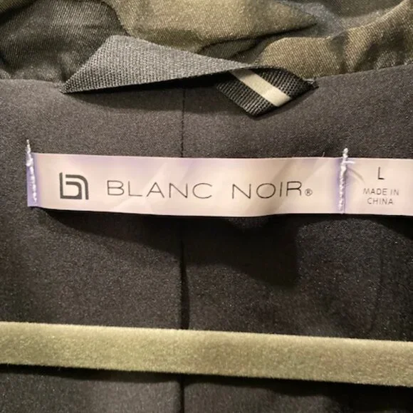 Blanc Noir Camo-Print Hooded Anorak Jacket - Picture 14 of 14
